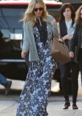 Sweatshirt to a long autumn dress