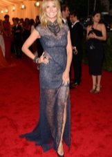 blue evening dress accessories