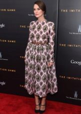 Shoes to midi flared dress