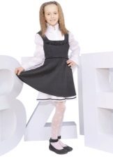 School sundress for girls on straps