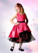 Graduation dress in kindergarten red