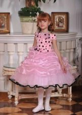 Graduation dress in kindergarten pink a-silhouette
