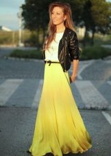 light maxi skirt
