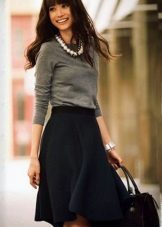 Conical skirt half sun