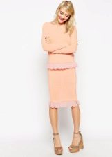 Light knit skirt for summer