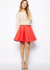 Fluffy summer skirt