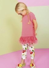 Summer dress-tunic for girls 5 years