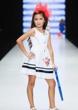 dress for girls 5 years in nautical style