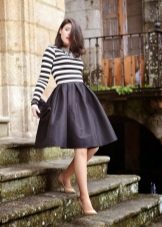 Fluffy Midi Skirt Casual