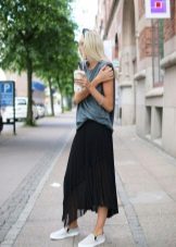 medium-length sports skirt