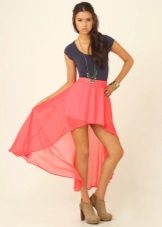 High waist train skirt