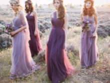 Lavender dress for bridesmaids