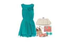 Turquoise dress accessories