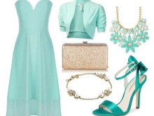 Gold and turquoise turquoise dress accessories