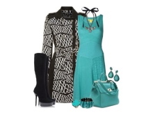 Turquoise dress accessories