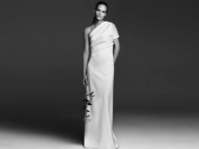  Wedding dress by Max Mara on one shoulder