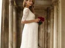 Lace Dress for Pregnant Women Photo Shoot