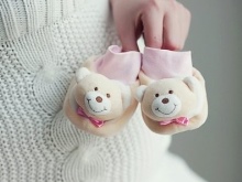 Booties for a photo shoot pregnant