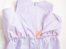 Type of dress with the 1st frill