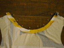 Sewing knitted summer dress step - 4