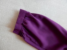 Inserting cuff into the sleeve