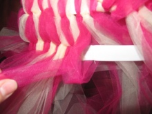 Creating a fitted dress-tutu step 5