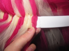 Creating a fitted dress-tutu step 8