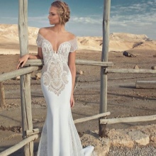 Zoog Bridal Wedding Dress With Lace Top