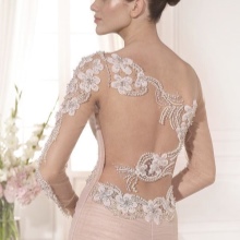 Tarik Ediz Open Back Wedding Dress