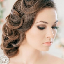 Getsby Style Wedding Hairstyle