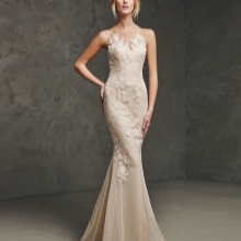 Lace dress evening mermaid