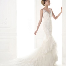 Mermaid lace wedding dress