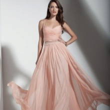 A-line evening dress for a restaurant