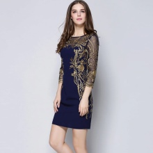 Mini evening dress from China