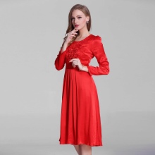 Polyester viscose dress