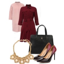 Platter jacket and accessories to it for an inverted triangle type figure