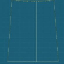 Removable skirt pattern