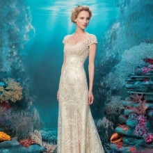 Empire style lace dress