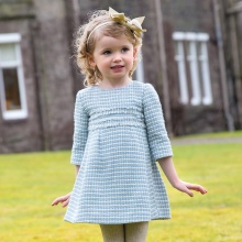 Tweed dress for girls 3-5 years