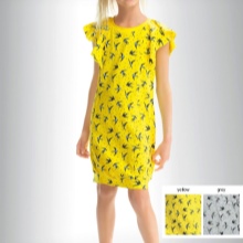 Summer yellow dress for girls