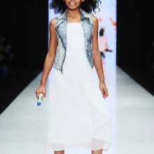 Dress for a teenager for every day white