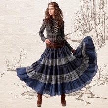 skirt with frills for spring