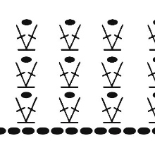 Scheme top to the dress of tulle