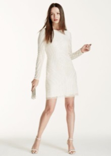 Wedding dress simple cut