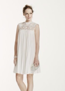short wedding dress loose