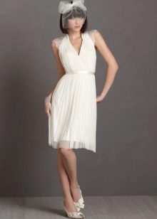 Short Sleeve Wedding Dress