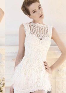 Wedding short lace outfits