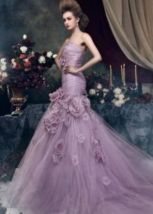 Purple Summer Wedding Dress