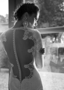 Berta Bridal Wedding Dress with Open Back