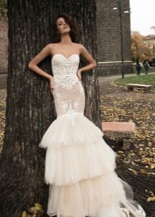 Sexy wedding dress fish